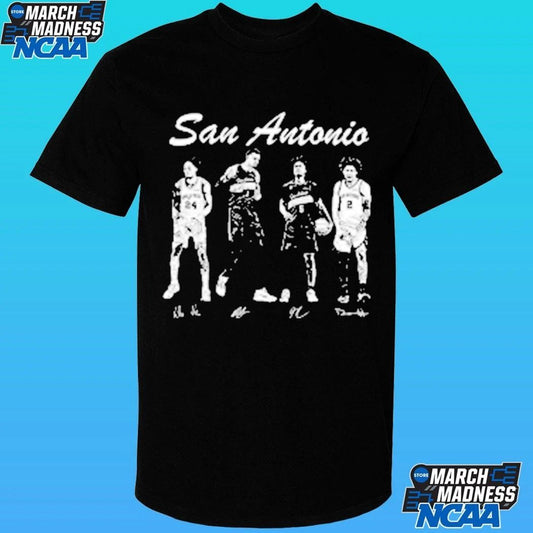 San Antonio Spurs Wembanyama Harper Castle Vassell Shirt