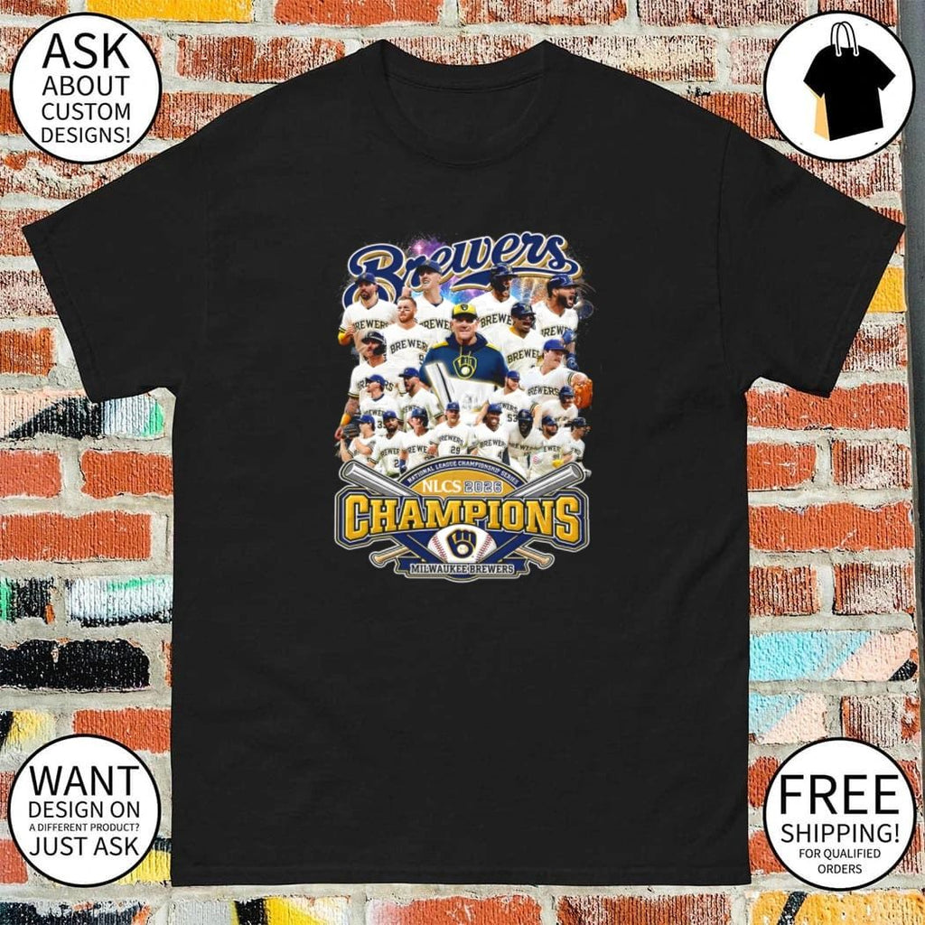 Milwaukee Brewers Baseball 2026 National League Champions for fan shirt