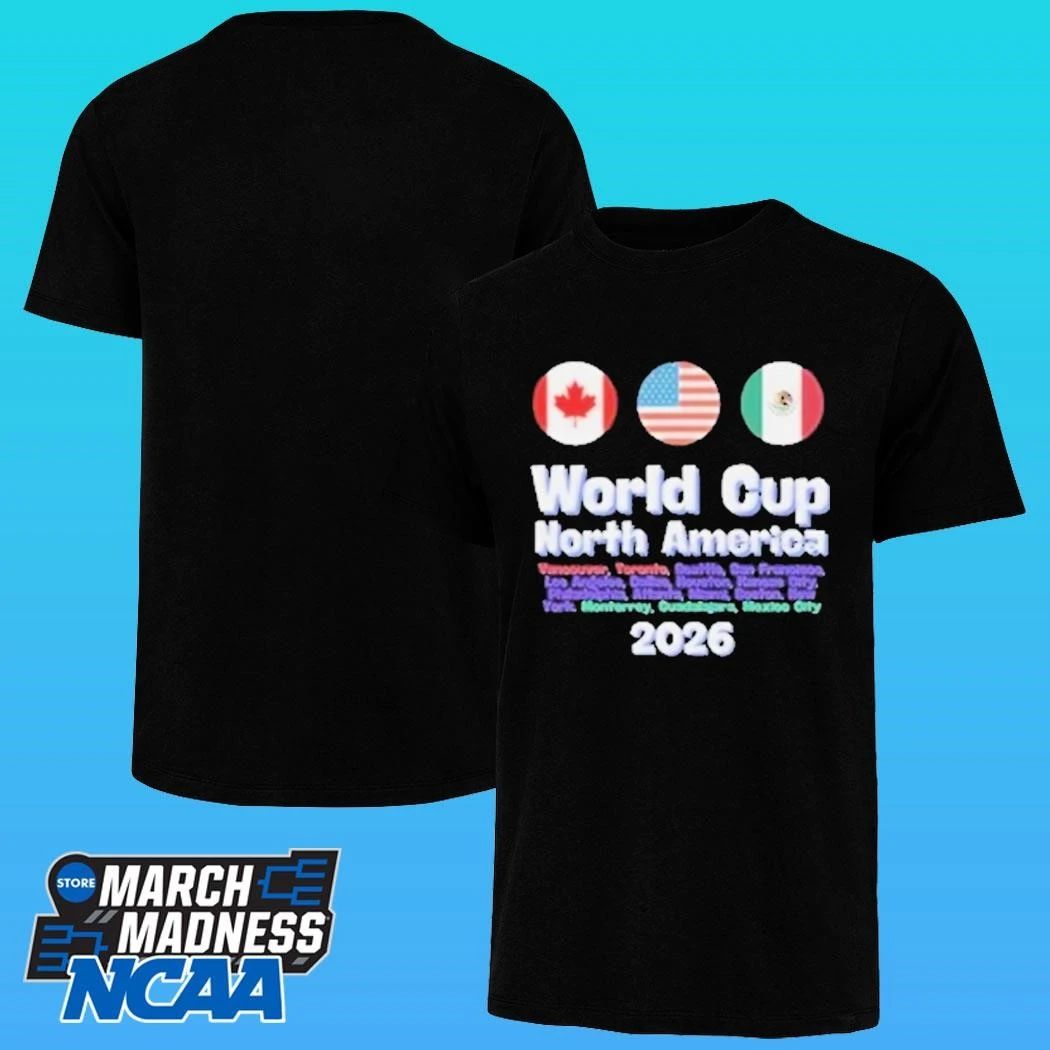 World Cup North America Soccer Fan 2026 Shirt