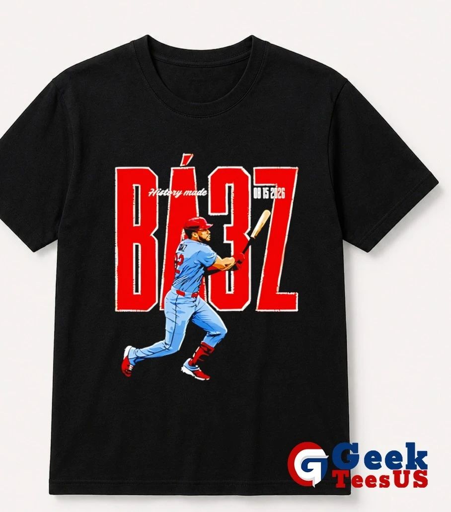 History Made Joshua Báez 2026 St. Louis Cardinals Baseball Player Swinging shirt