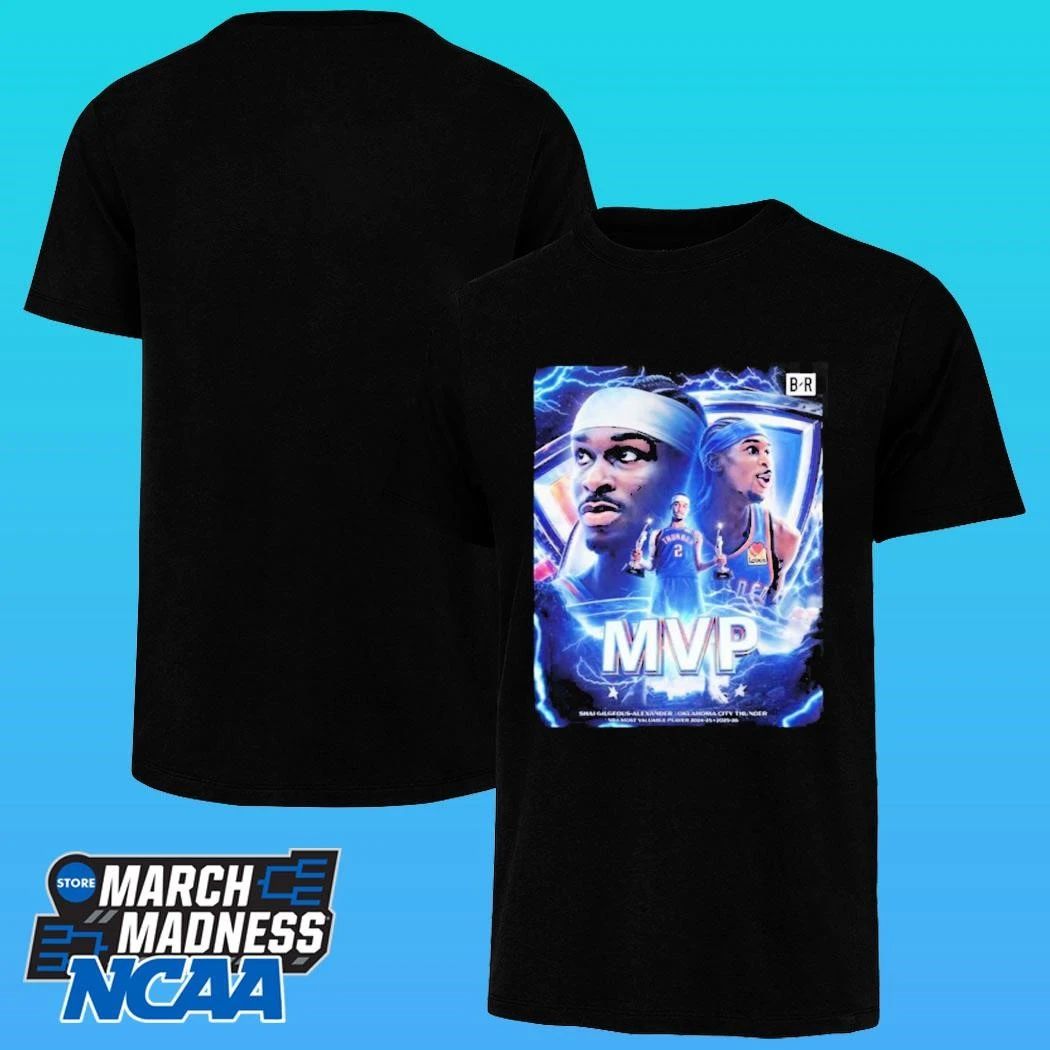 Shai Gilgeous Alexander Sga Oklahoma City Thunder 2026 Nba Back To Back Mvp Shirt