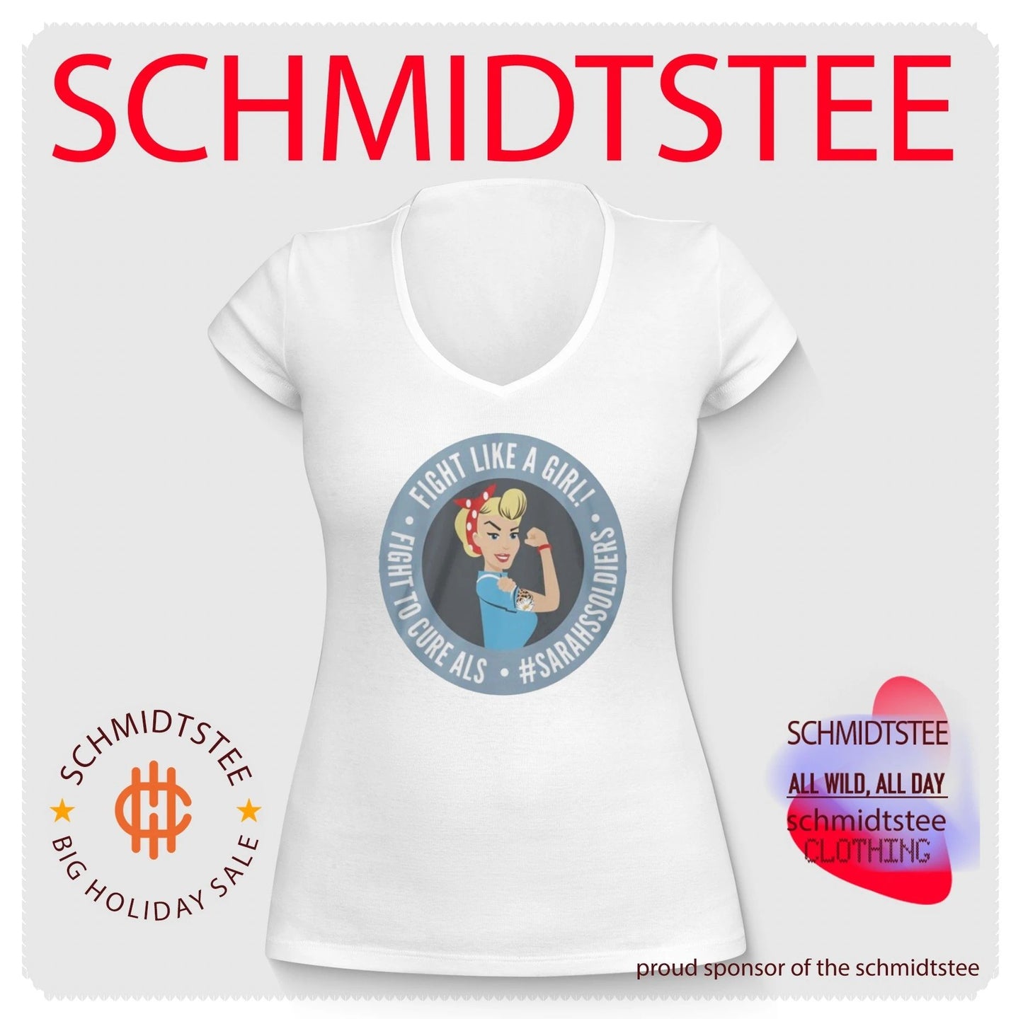 Fight Like A Girl Fight To Cure Als Sarah Soldiers shirt