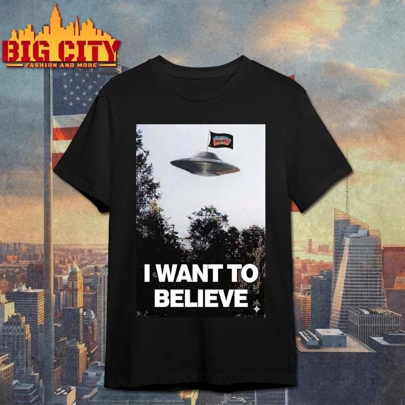 I Want to Believe San Antonio Spur Flag Shirt