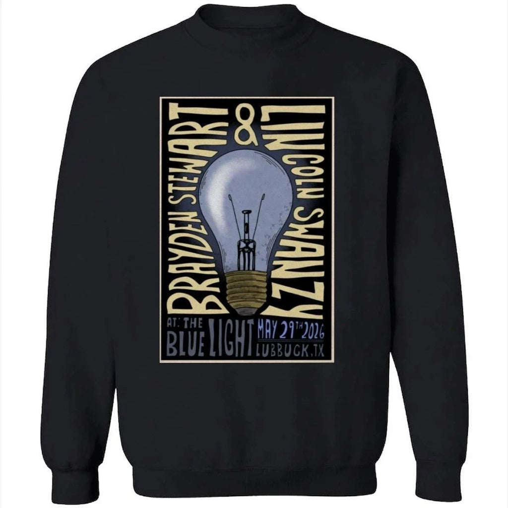 Brayden Stewart Lubbock, The Blue Light 05-29-2026 Poster Shirt