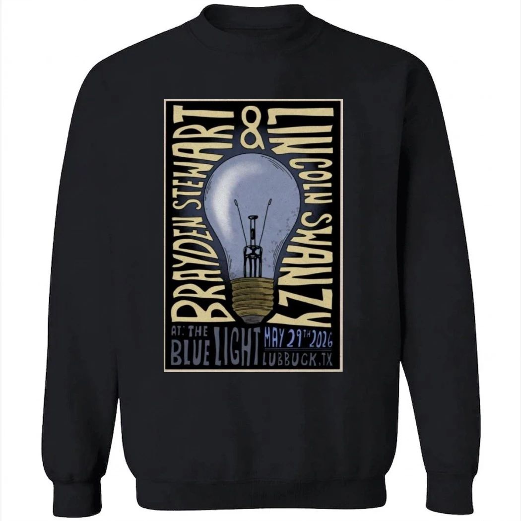 Brayden Stewart Lubbock, The Blue Light 05-29-2026 Poster Shirt
