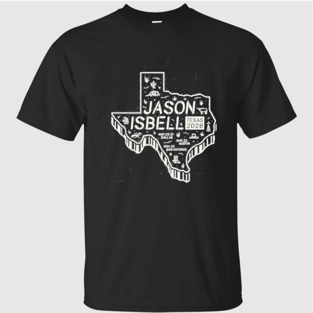 Jason Isbell May 2026 Texas Tour Shirt