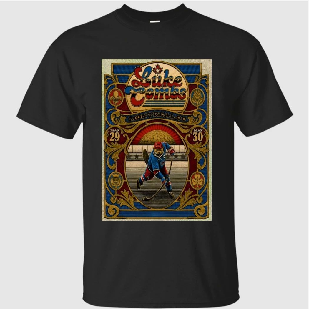 Luke Combs 5-30-2026 Montreal Quebec Poster Shirt
