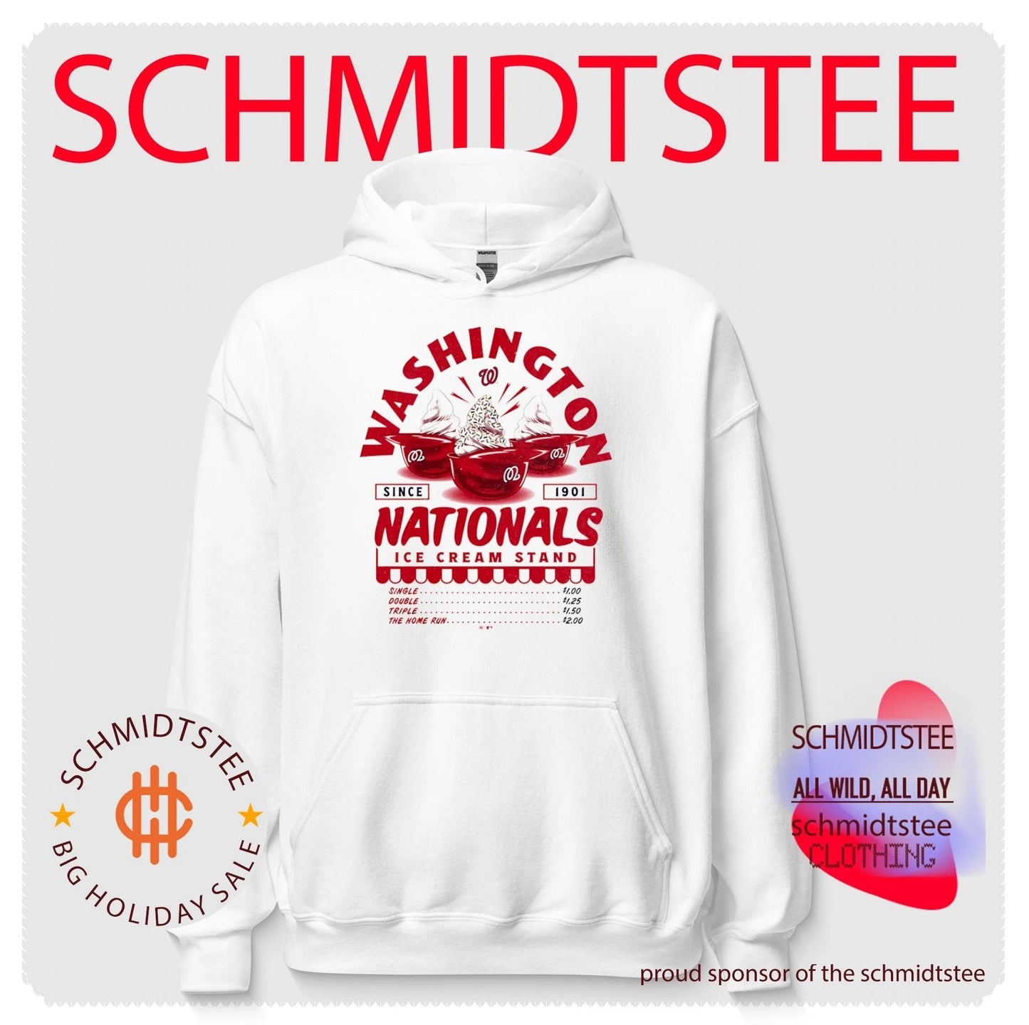 Washington Nationals Ice Cream Stand shirt