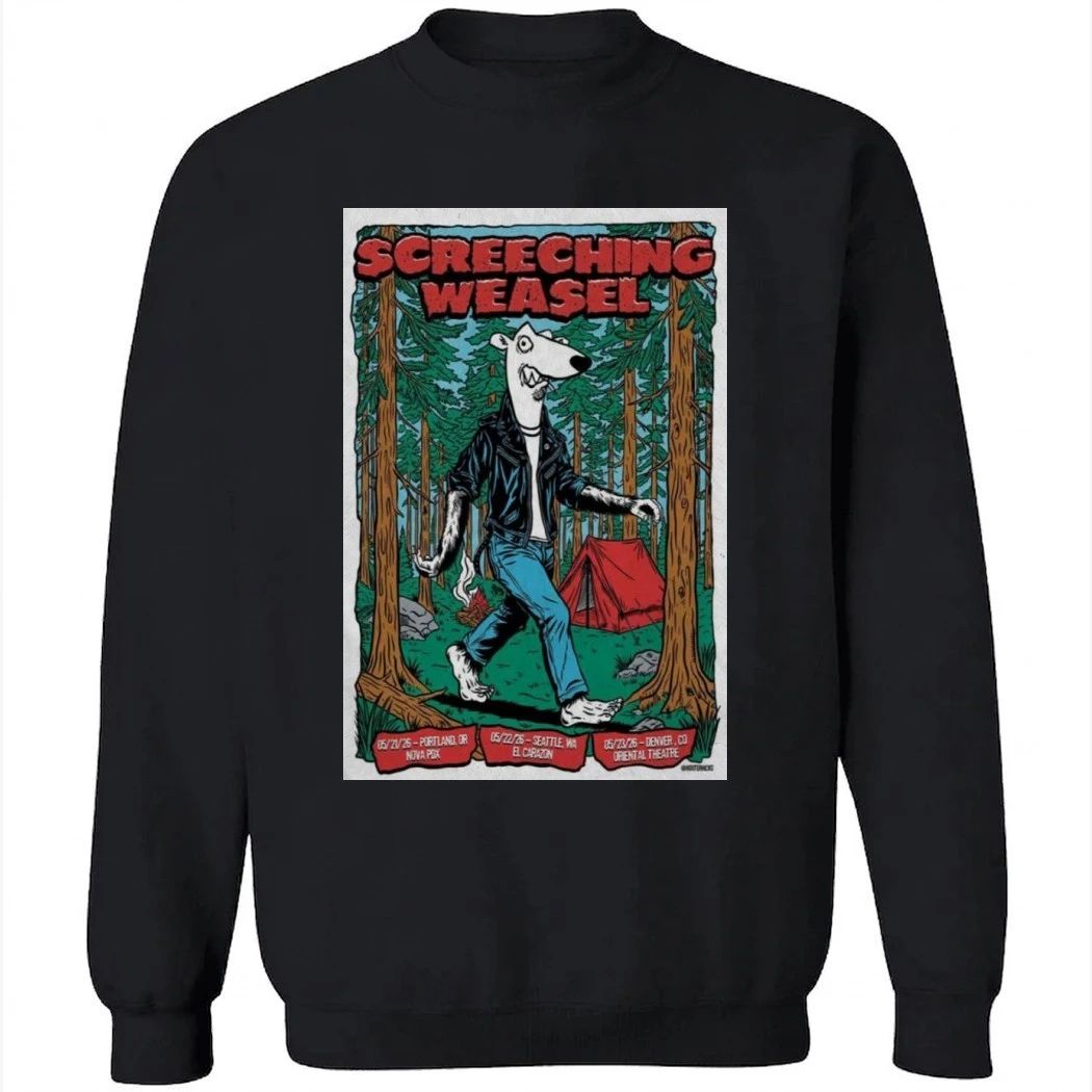Screeching Weasel Denver, CO Poster May 23 2026 Shirt