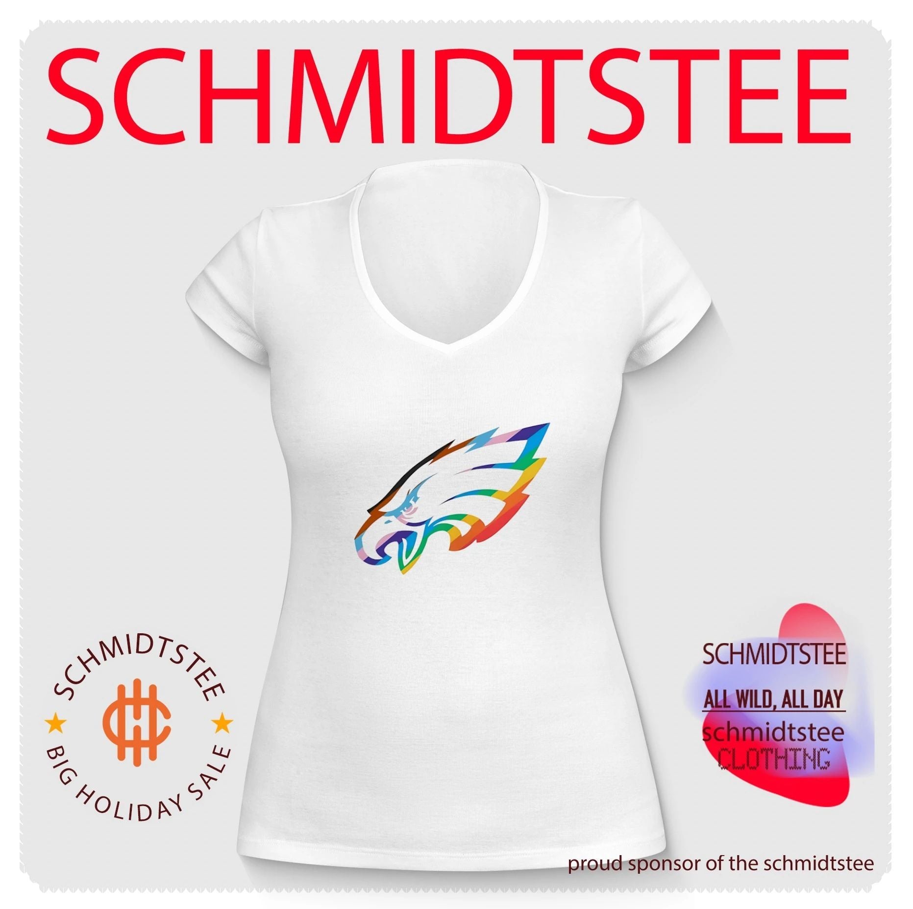 Philadelphia Rainbow Eagle Pride Shirt