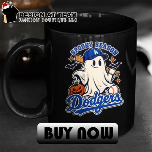 Los Angeles Dodgers Halloween Ghost Spooky Season Baseball shirt