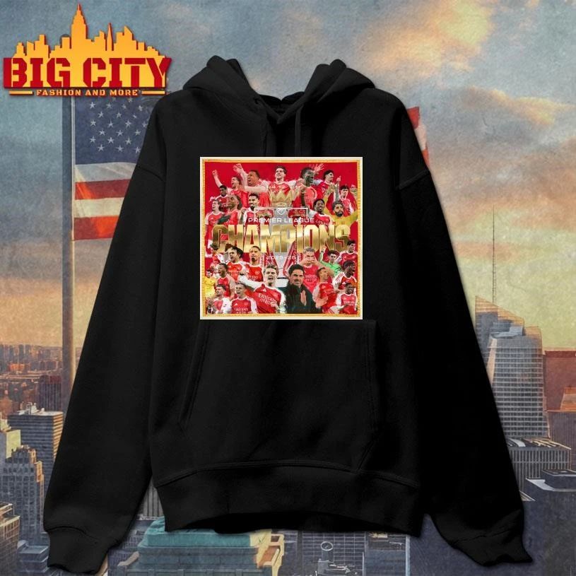 Arsenal Premier League Champions 25-26 Poster Shirt