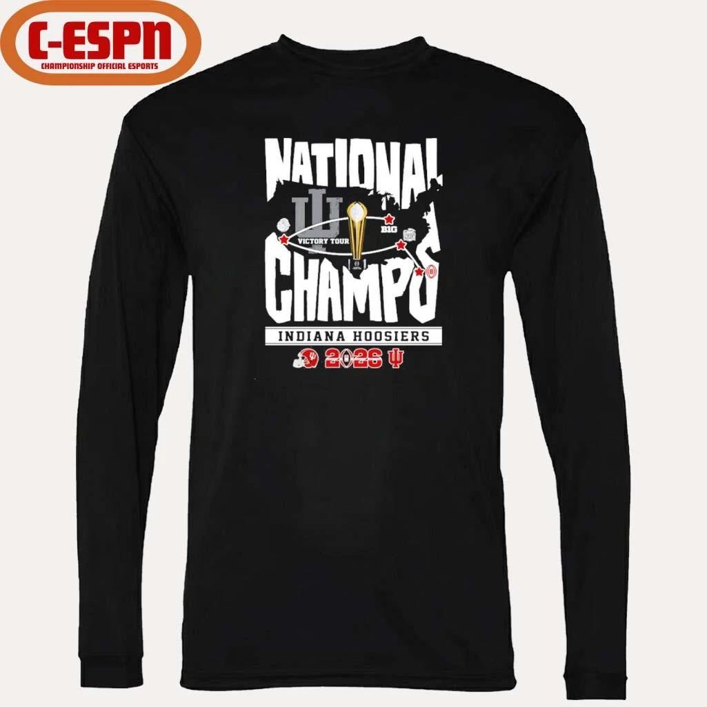 IU Football National Champions Victory Tour Shirt