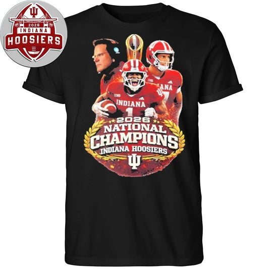 Indiana Hoosiers Team 2026 National Champions Cup And Logo T-Shirt