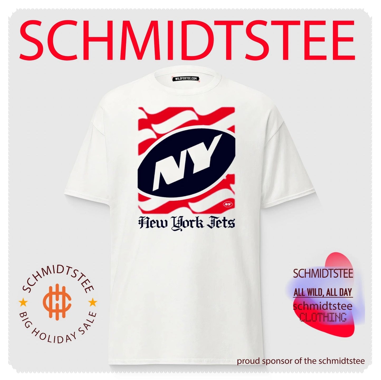 New York Jets American 250th Flag Heritage Wordmark shirt