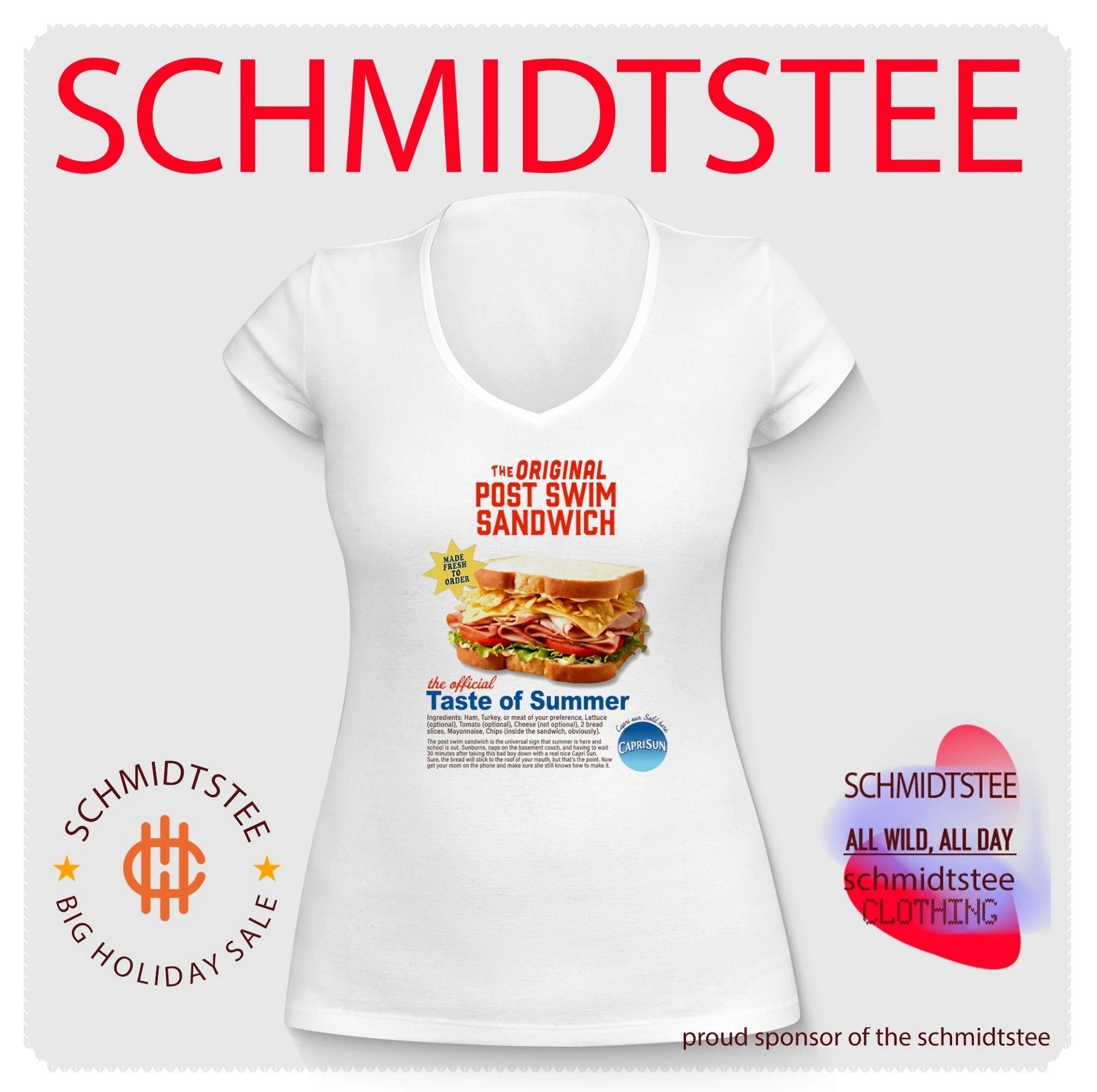 The Original Post Swim Sandwich the official Taste of Summer shirt