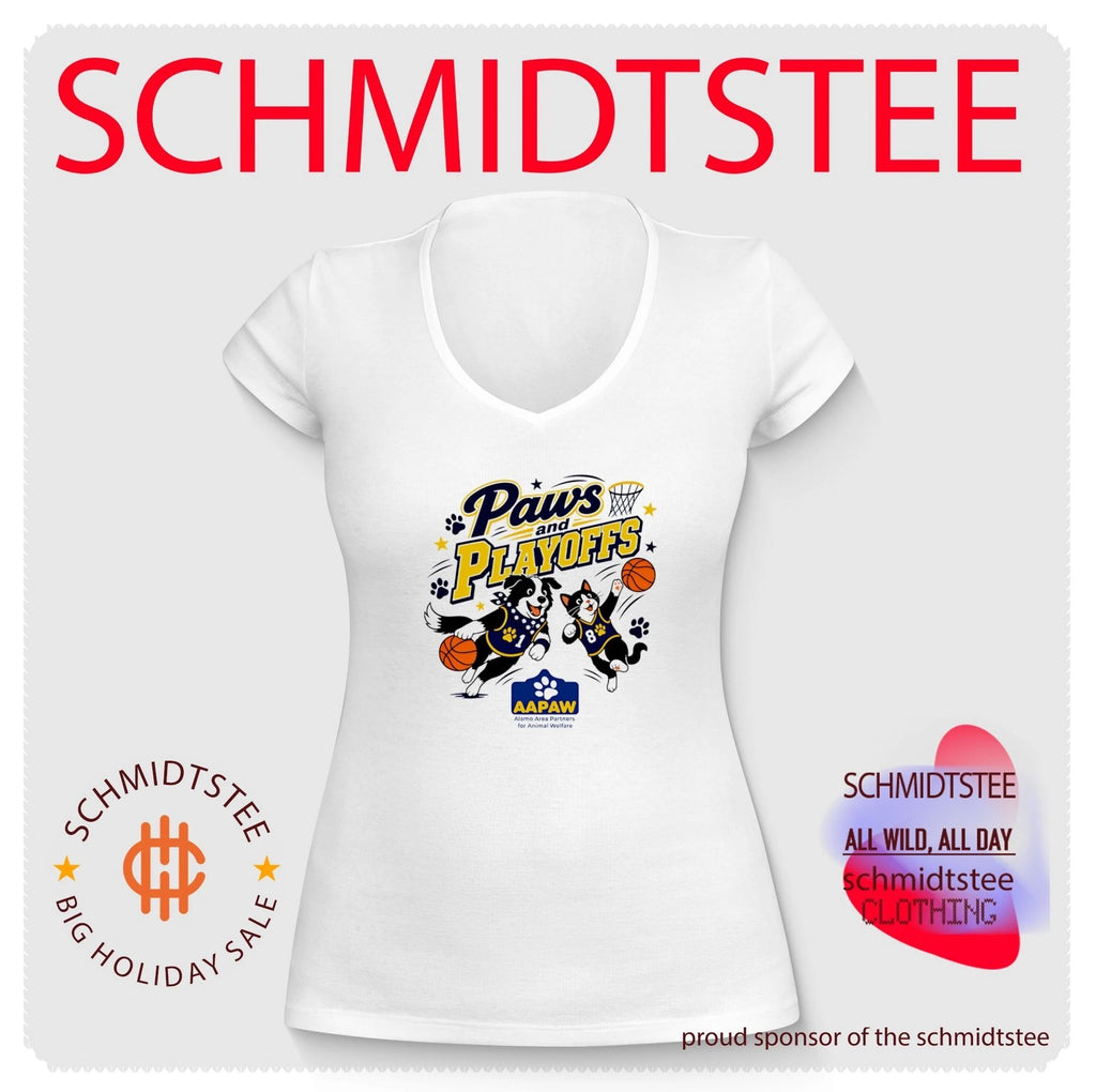 Paws and Playoffs Dog and Cat player basketball shirt