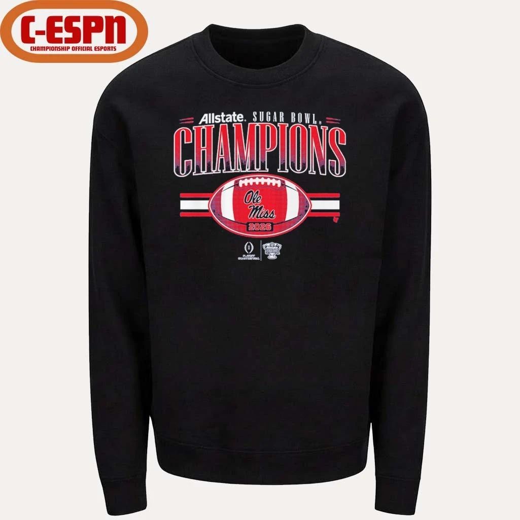 Ole Miss Football CFP Sugar Bowl Champions Shirt