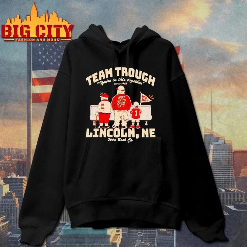 Team Trough Lincoln NE Nebraska Cornhuskers Football We’re Back T Shirt