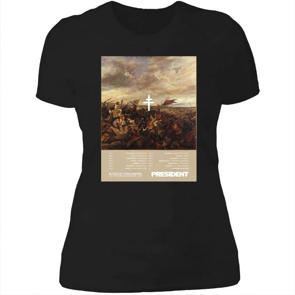 President Blood Of Your Empire UK And European Campaign 2026 Tour Shirt