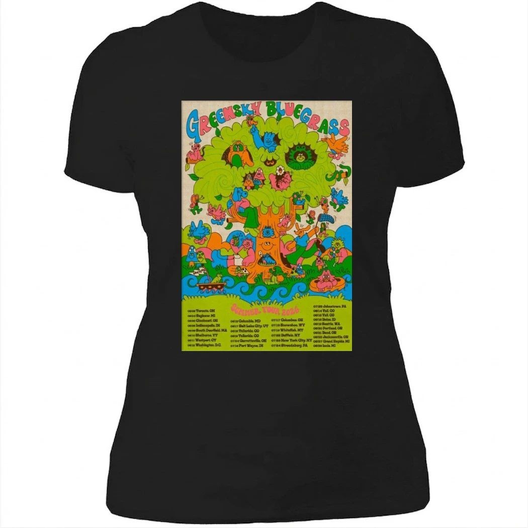 Greensky Bluegrass Summer Tour 2026 Poster Shirt