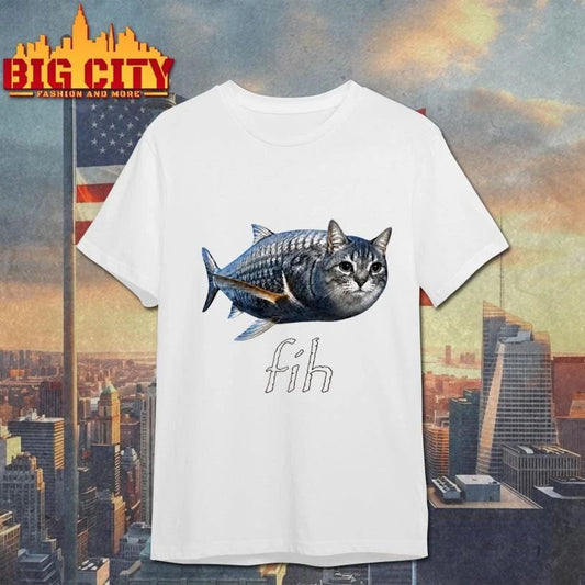 Fih Cat-fish Hybird Funny Shirt