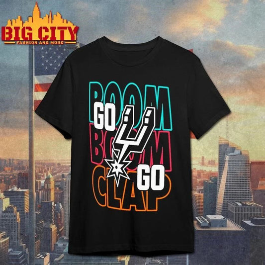 San Antonio Spurs 2026 NBA Playoffs Boom Boom Clap Go Spurs Go shirt