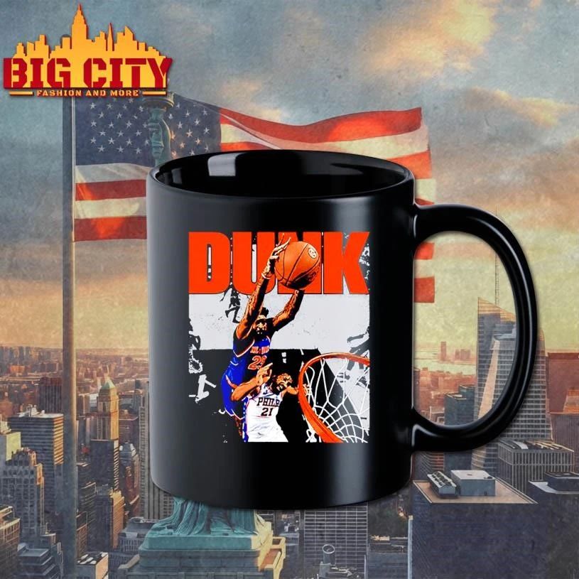Mitchell Robinson Dunk Joel Embiid shirt