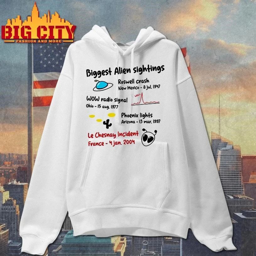 Biggest alien sightings shirt