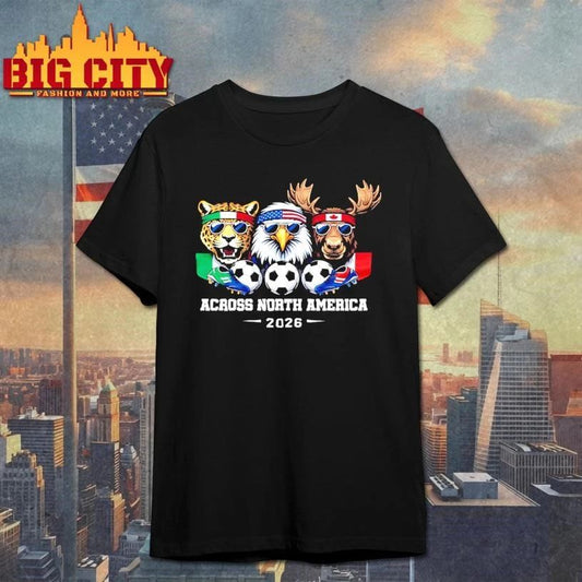 Across North America 2026 World Cup Mexico USA Canada Shirt