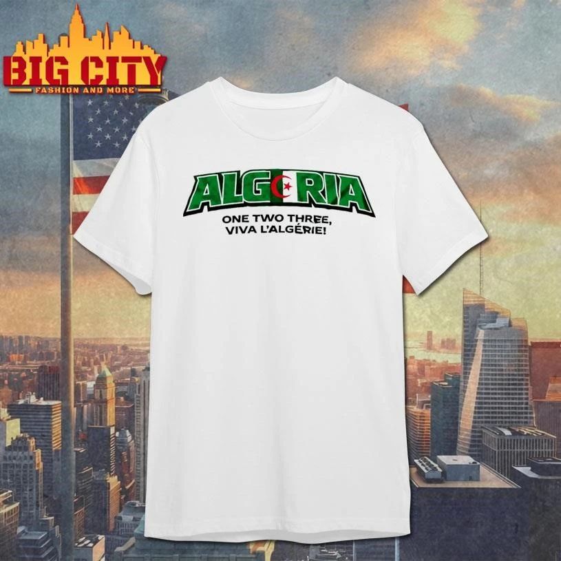 Algeria One Two Three Viva LAlgerie FIFA World Cup Shirt