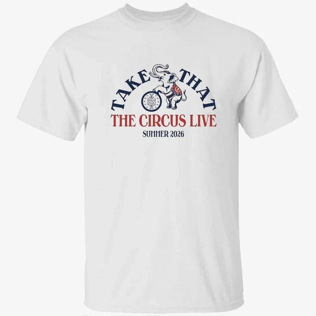Take That Merch The Circus Live Tour 2026 Summer Elephant Shirt