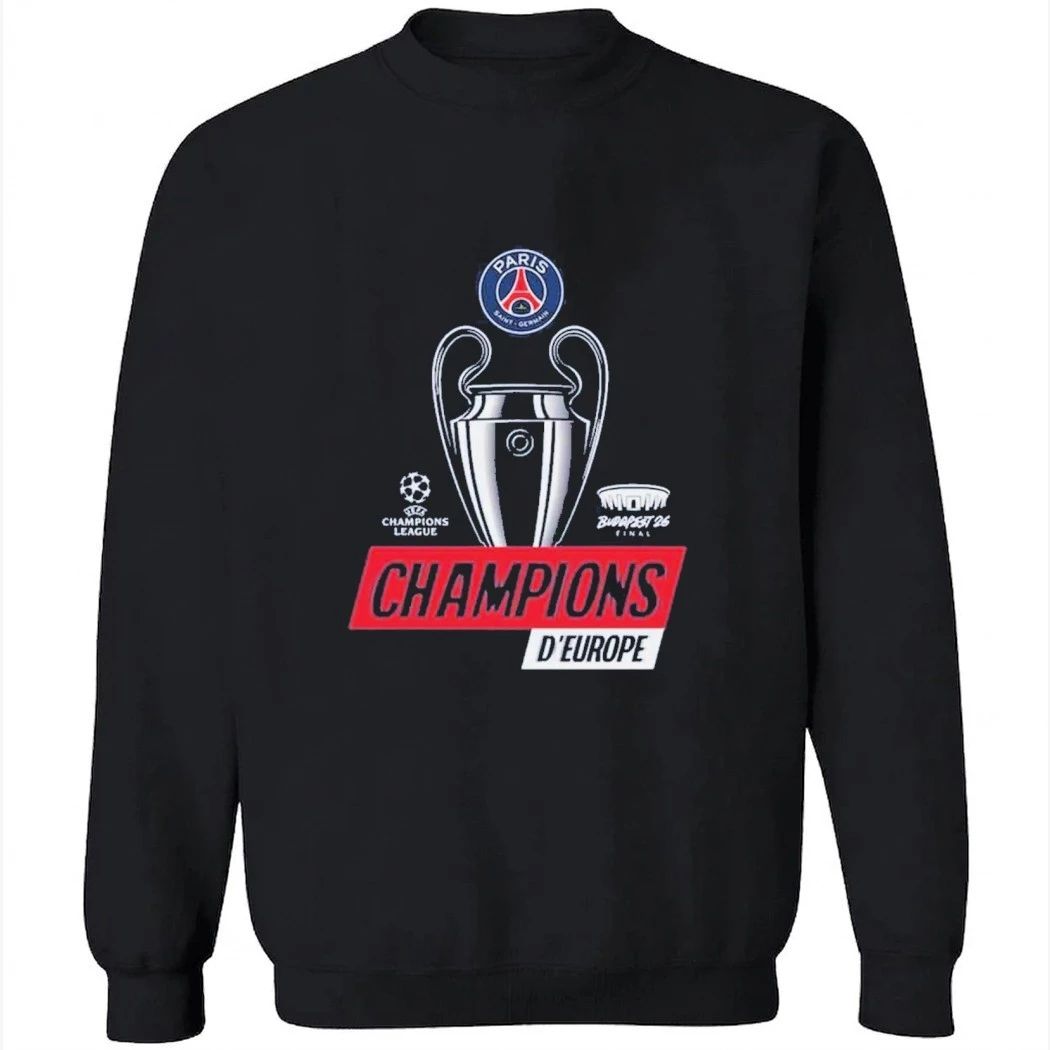 Paris Saint Germain PSG 2026 Champions League d’Europe Winners Shirt