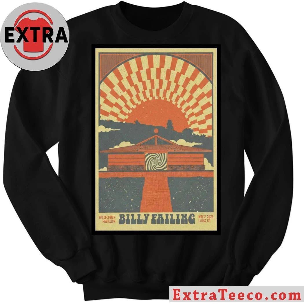 Billy Failing Planet Bluegrass Ranch, May 2, 2026 Poster Shirt