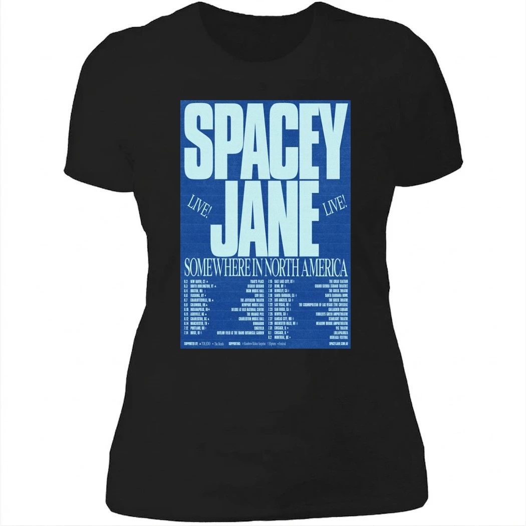 Spacey Jane Somewhere In North AMerica Tour 2026 Poster Shirt