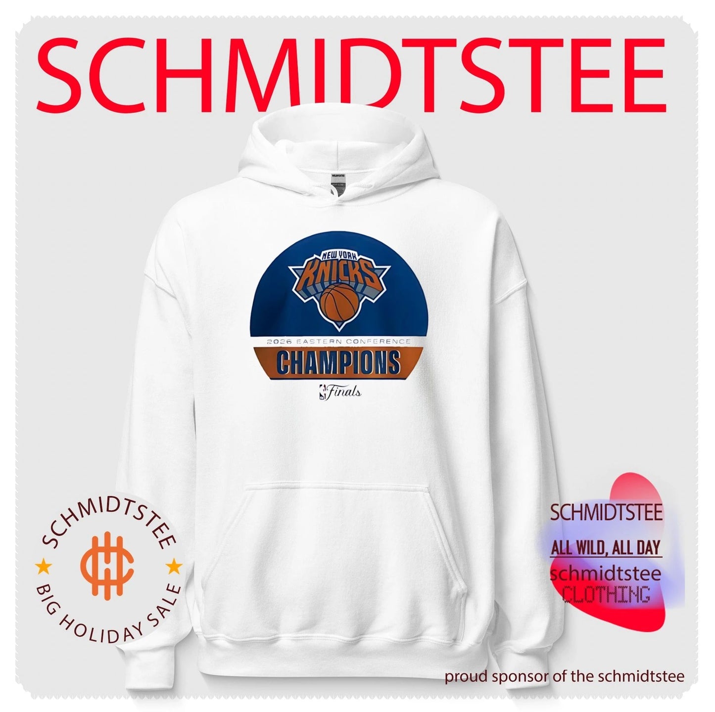 New York Knicks basketball 2026 Eastern Conference Champions Finals logo shirt