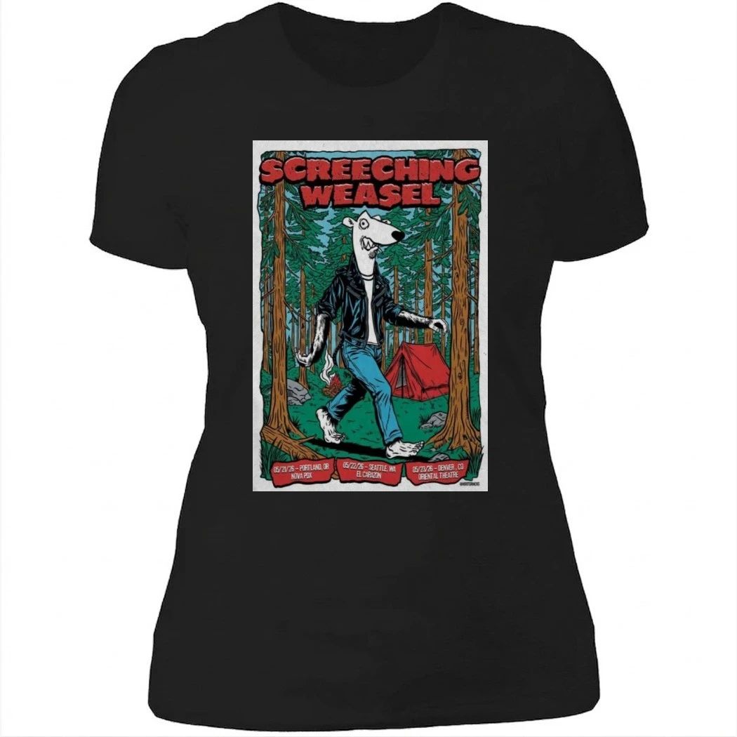 Screeching Weasel Denver, CO Poster May 23 2026 Shirt