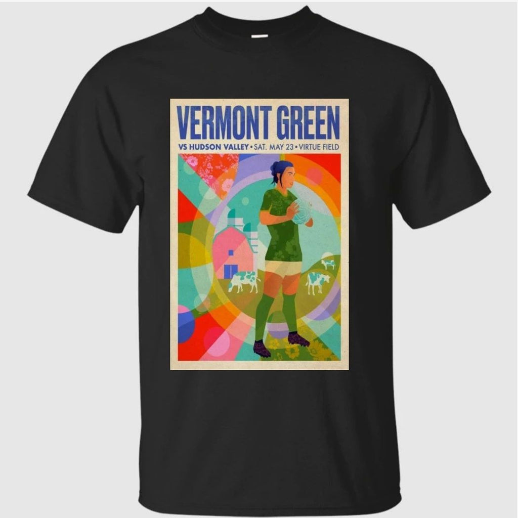 Vermont Green FC vs Hudson Valley Poster Virtue Field May 23 2026 Shirt