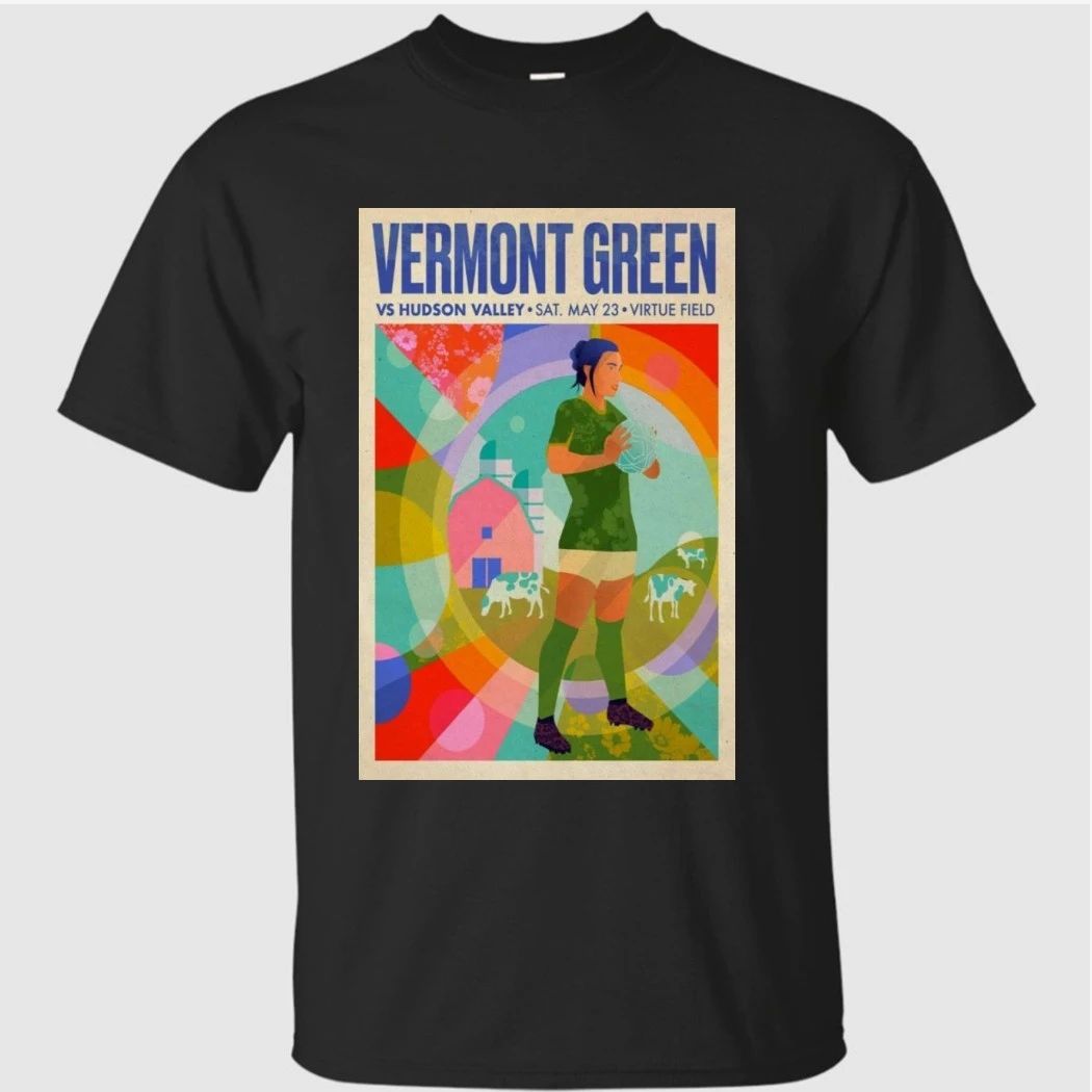 Vermont Green FC vs Hudson Valley Poster Virtue Field May 23 2026 Shirt