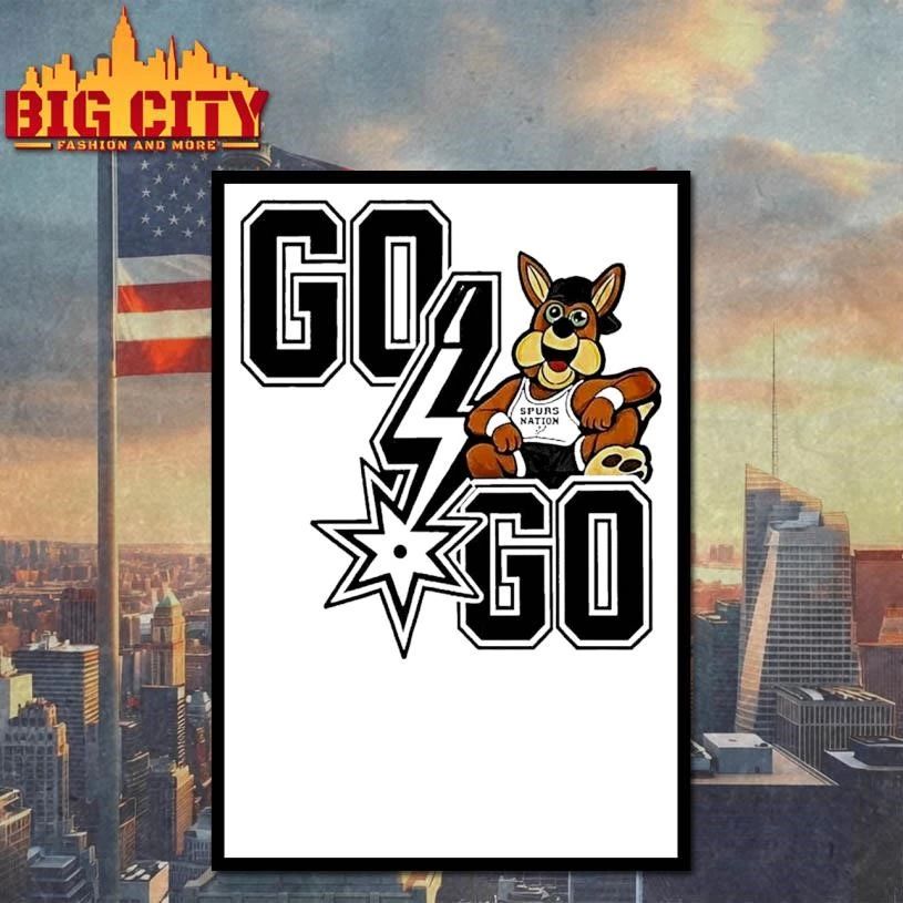 San Antonio Spurs Nba Go Go Spurs Nation Go Go White Shirt