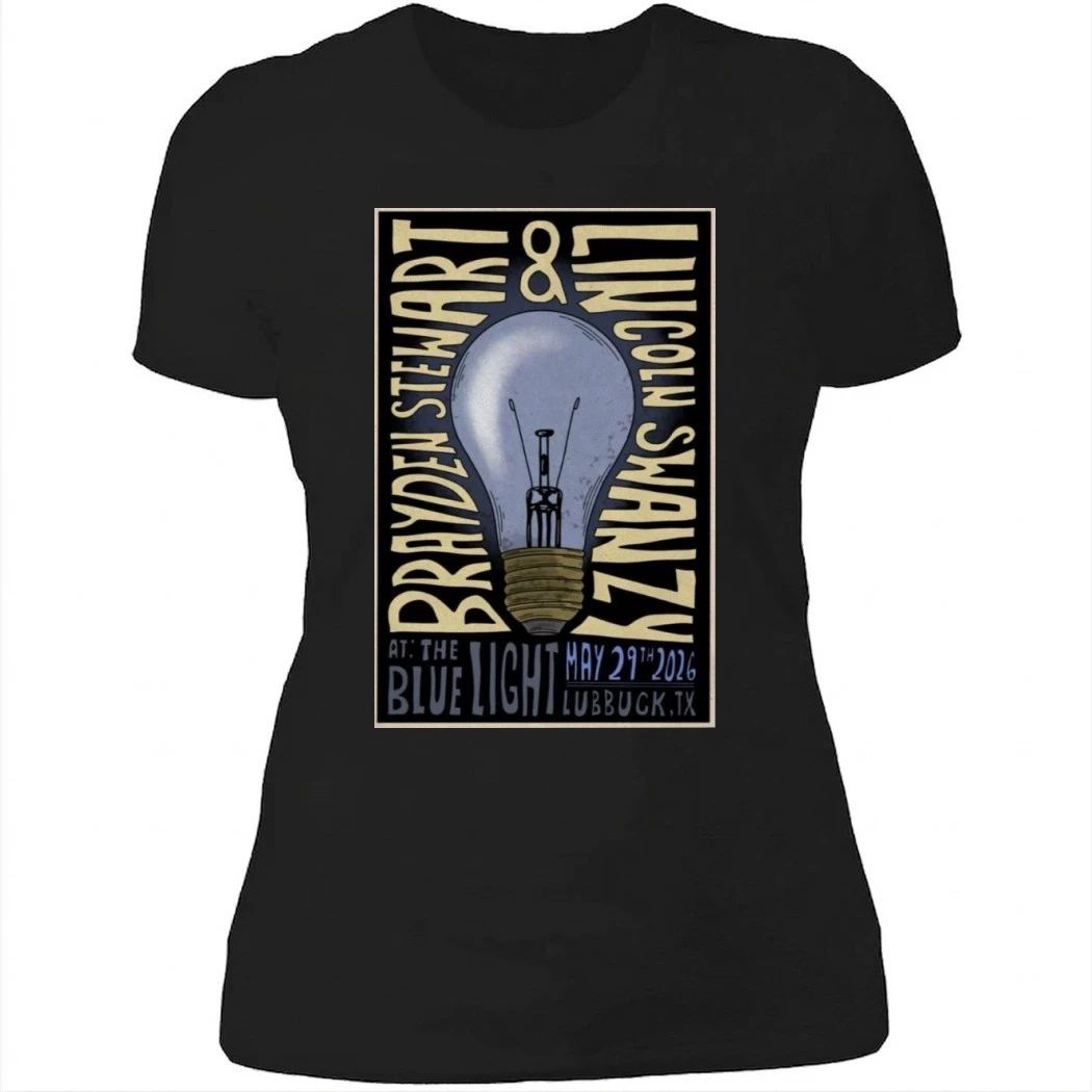 Brayden Stewart Lubbock, The Blue Light 05-29-2026 Poster Shirt