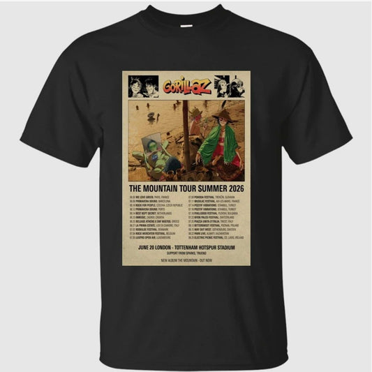 Gorillaz June 05 2026 Paris, France Poster Shirt