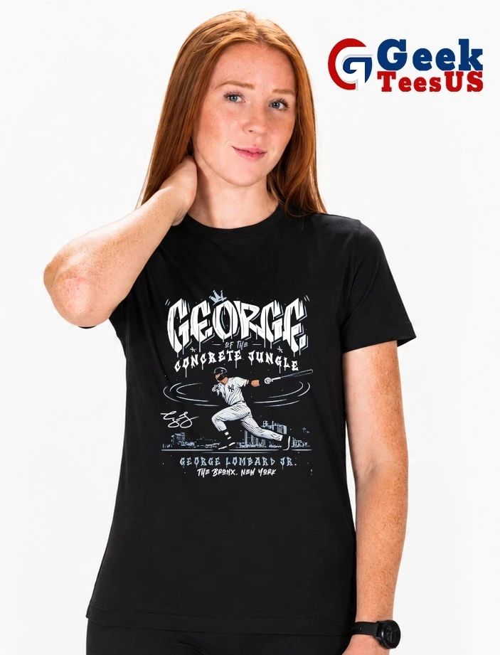 George Of The Concrete Jungle New York Yankees baseball signature T-shirt