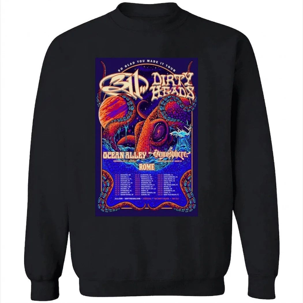 311 x Dirty Heads Bring “So Glad You Made It Tour Poster Shirt
