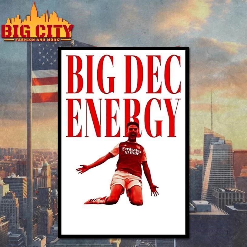 Declan Rice Big Dec Energy Arsenal Fc Shirt