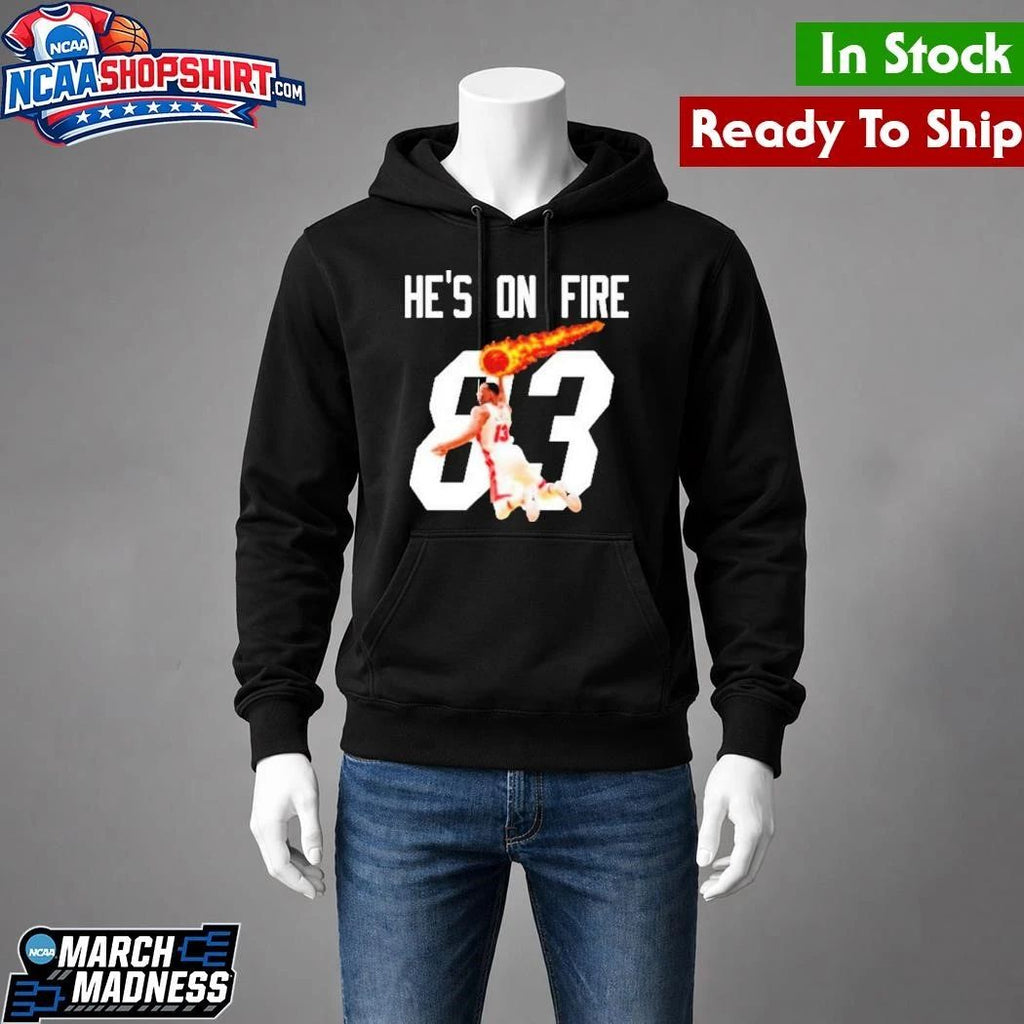 Bam Adebayo 83 Points He’s On Fire Shirt
