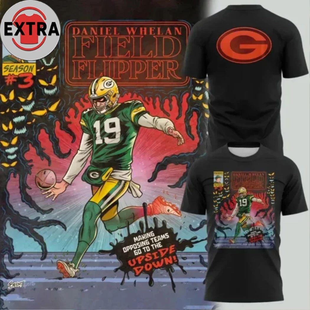GB Packers Daniel Whelan x Stranger Things Shirt