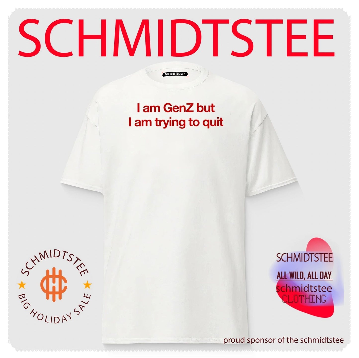 I am Genz but I am trying to quit text shirt