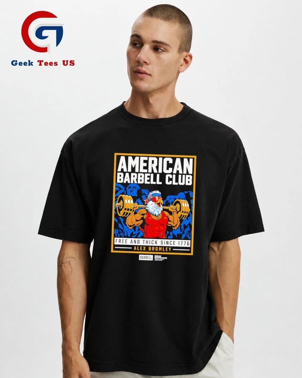 Bromley American Barbell Club Free and Thick Since 1776 shirt