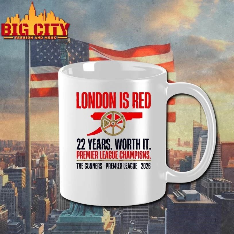 Arsenal Premier League Champions 2026 22 Years London Is Red Shirt
